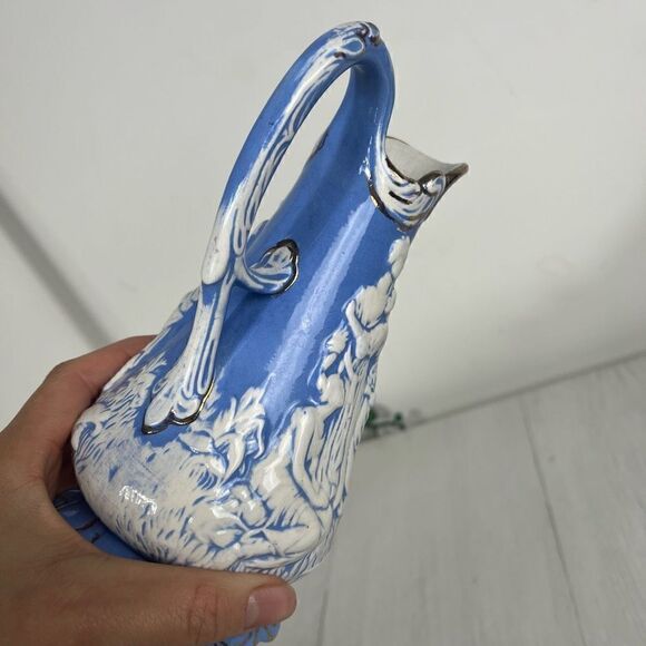 1965 Vintage Ceramic Pitcher 6.5in. - Picture 10 of 11